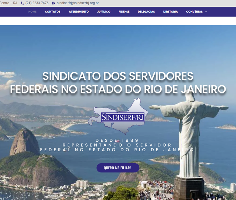 Site SINDISERF/RJ